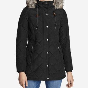 EDDIE BAUER Lanely Down Parka Jacket Black XL